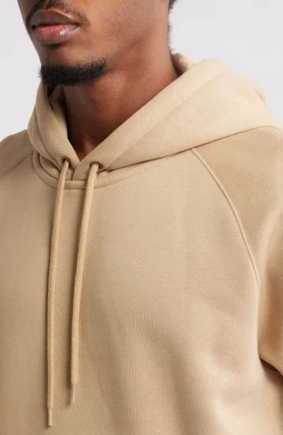 Carhartt Hooded Chase Sweat Camel In Neutral