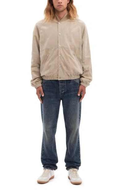 Vayder Manzoni Goatskin Suede Bomber Jacket