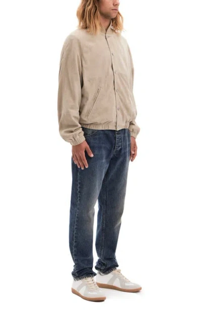 Vayder Manzoni Goatskin Suede Bomber Jacket