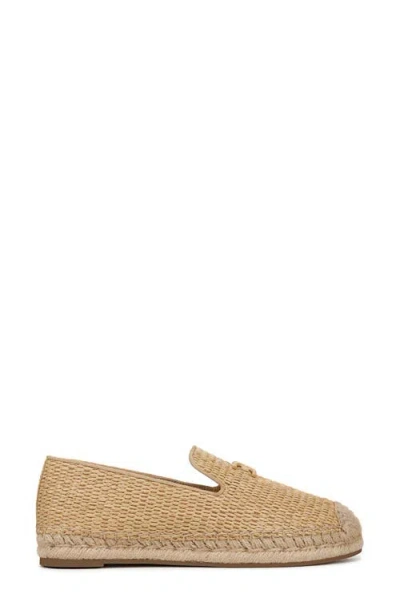Sam Edelman Kathleen Espadrille Flat Loafer Sand Dune Faux Raffia