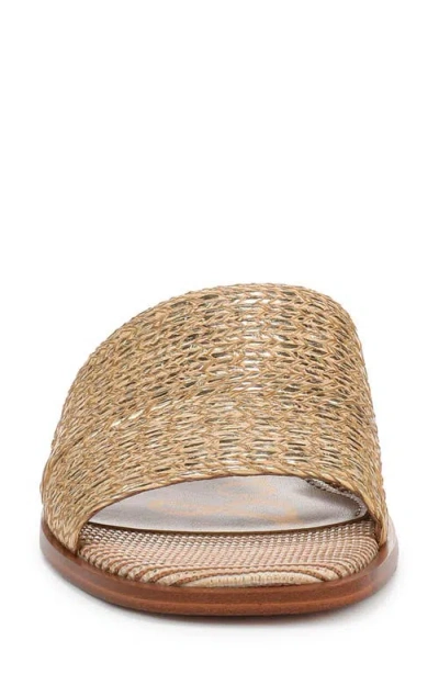 Sam Edelman Sabrina Mule Slide Sandal Sunny Gold Raffia