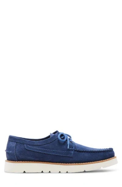 Steve Madden Kolt Moc Toe Derby In Blue