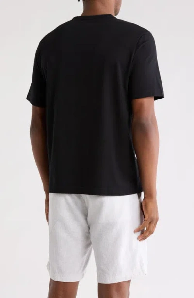14th & Union Cotton & Modal Blend T-shirt In Black