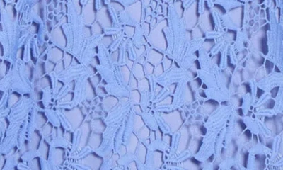 Nsr Floral Lace Tiered Midi Dress