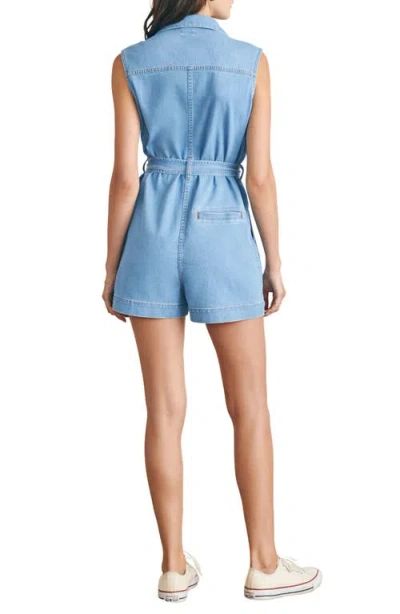Faherty Utility Denim Romper