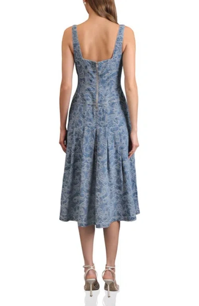 Avec Les Filles A-line Denim Dress
