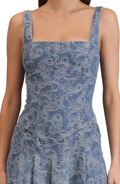 Avec Les Filles A-line Denim Dress