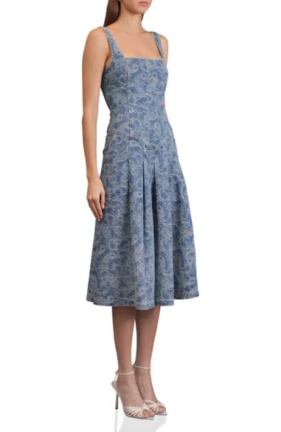 Avec Les Filles A-line Denim Dress