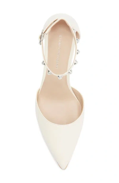 Stuart Weitzman Faux Pearl Block Heel Pump