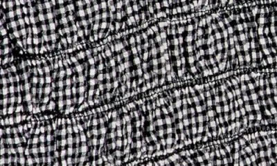 Nsr Smocked Bubble Sleeve Top