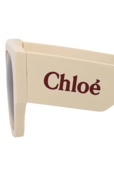 Chloé 53mm Square Sunglasses