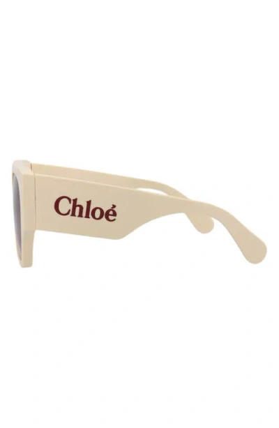 Chloé 53mm Square Sunglasses