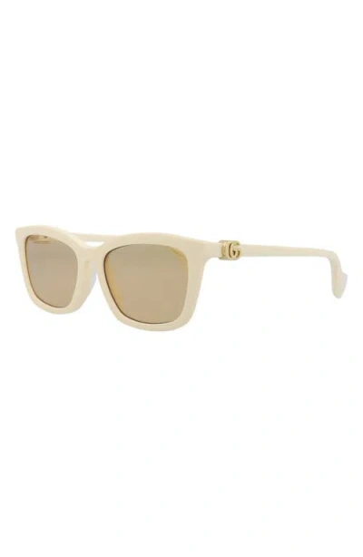 Gucci 55mm Square Sunglasses
