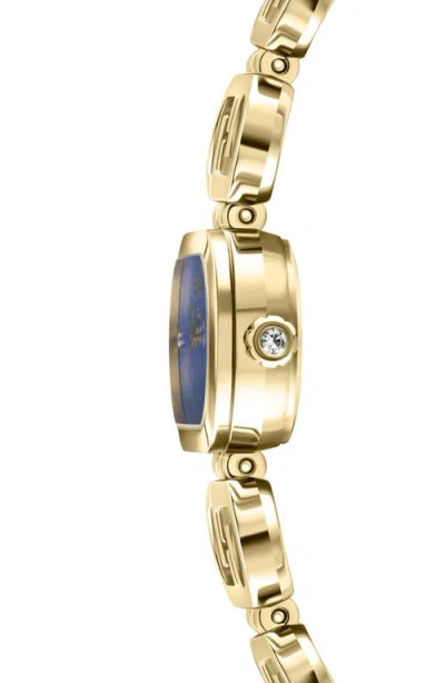 Fendi O'lock Diamond Accent Oval Link Bracelet Watch, 28.3mm X 14.8mm