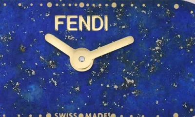 Fendi O'lock Diamond Accent Oval Link Bracelet Watch, 28.3mm X 14.8mm