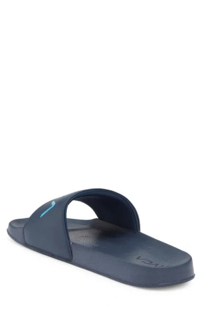 Rvca Sport Slide Sandal In Blue
