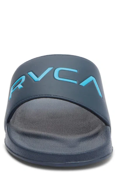 Rvca Sport Slide Sandal In Blue