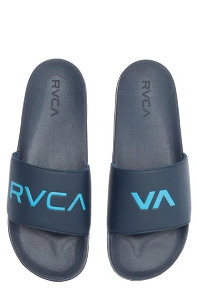 Rvca Sport Slide Sandal In Blue
