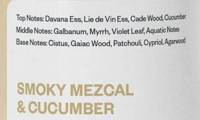 Dossier Smoky Mezcal & Cucumber Eau De Parfum