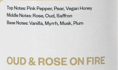 Dossier Oud & Rose On Fire Eau De Parfum