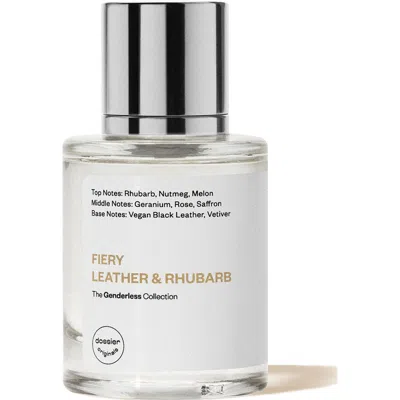 Dossier Fiery Leather & Rhubarb Fragrance