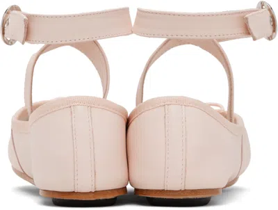 Repetto Pink Sophia Belt Ballerina Flats