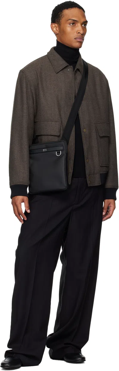 Hugo Boss Black Smooth & Structured Reporter Bag
