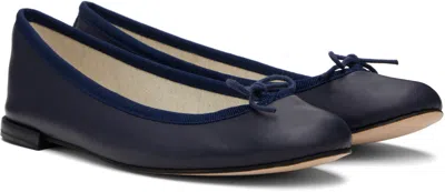 Repetto Navy Cendrillon Ballerina Flats