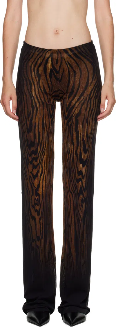 Jean Paul Gaultier Women Wood Mesh Pants