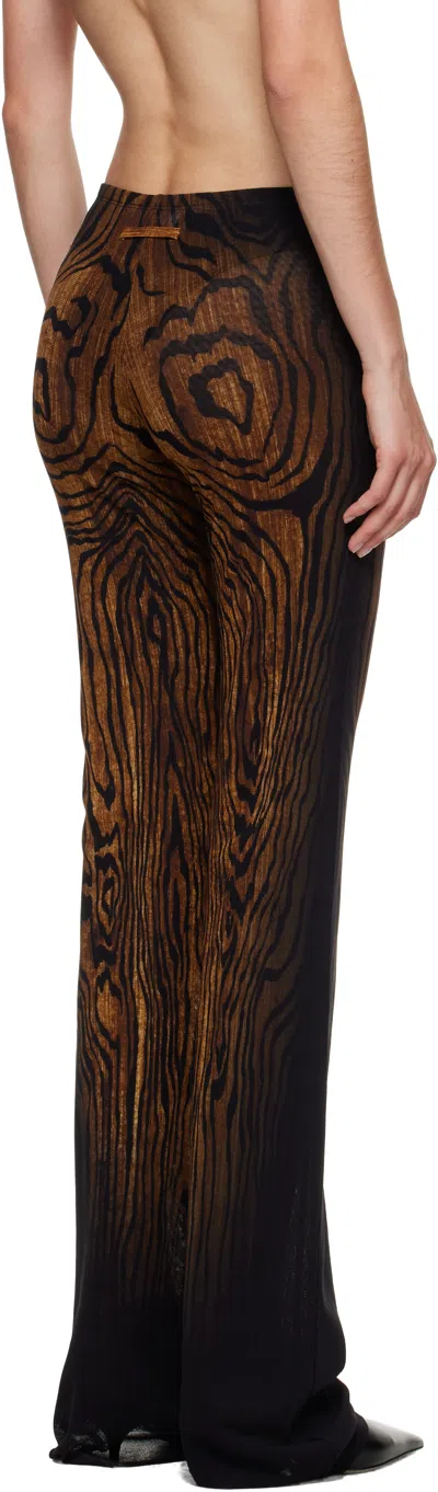 Jean Paul Gaultier Women Wood Mesh Pants