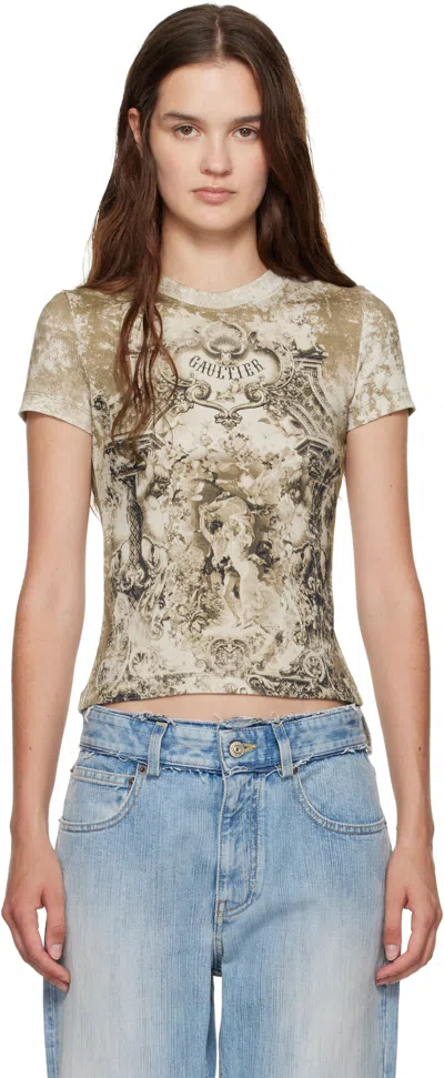 Jean Paul Gaultier Le Medaillon Top In Multi
