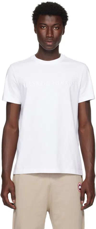 Canada Goose Emersen T-shirt White In White