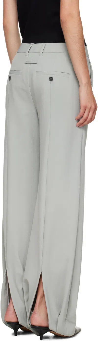Jean Paul Gaultier Gray Tailoring Undershoe Straps Trousers