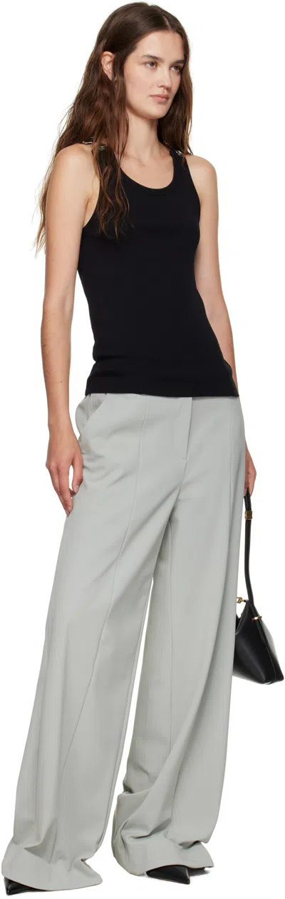 Jean Paul Gaultier Gray Tailoring Undershoe Straps Trousers