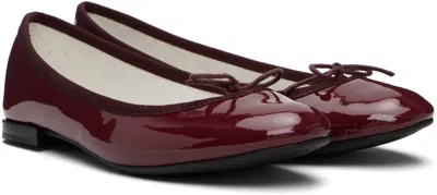 Repetto Burgundy Cendrillon Ballerina Flats