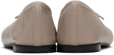 Repetto Taupe Lilou Almond Toe Ballerina Flats