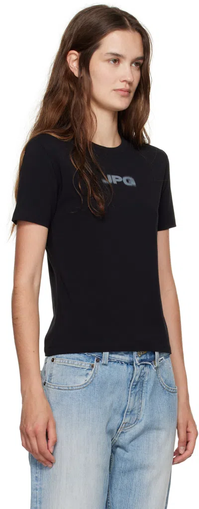 Jean Paul Gaultier Women Stretch Cotton T-shirt In Black