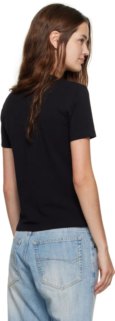 Jean Paul Gaultier Women Stretch Cotton T-shirt In Black
