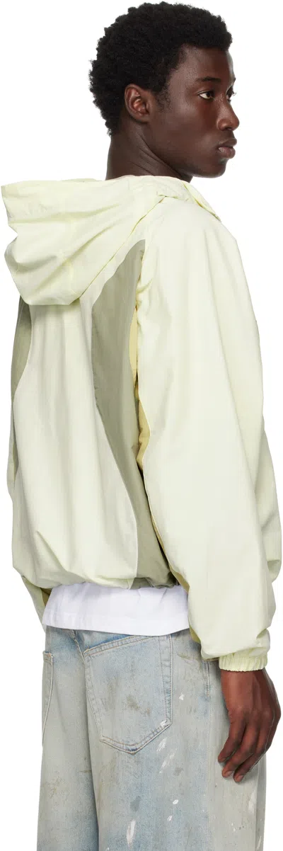 Dime Off-white Tech Windbreaker Jacket In Green