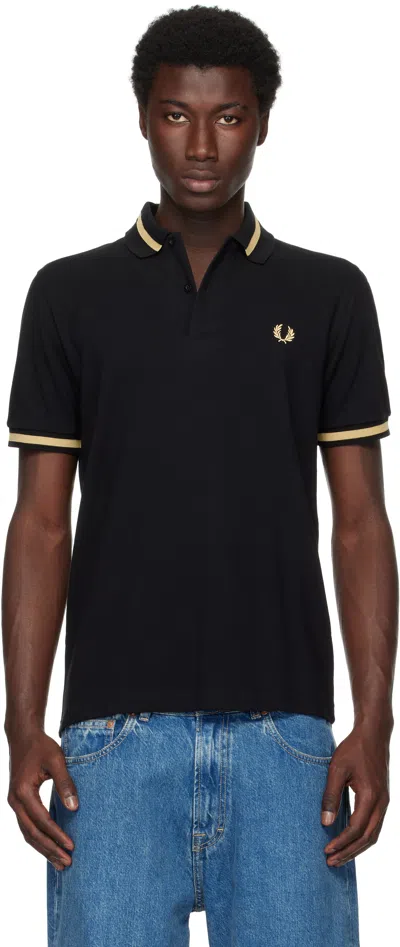 Fred Perry Black M2 Polo In Black
