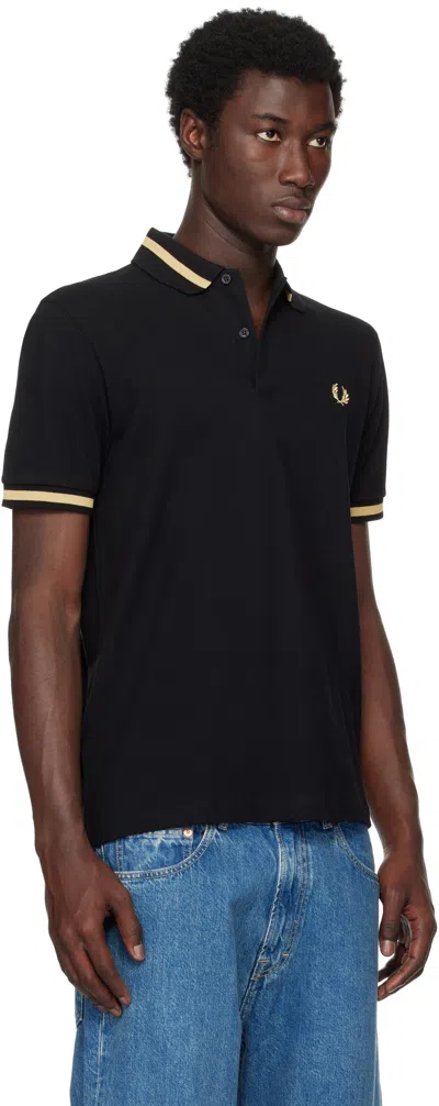 Fred Perry Black M2 Polo In Black