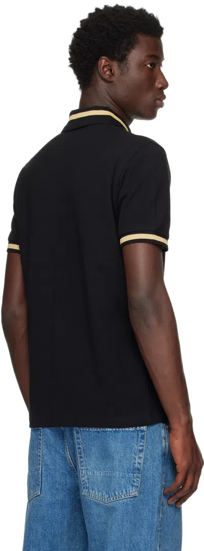 Fred Perry Black M2 Polo In Black
