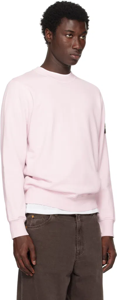 Stone Island Sweatshirt With Logo Patch In Multi