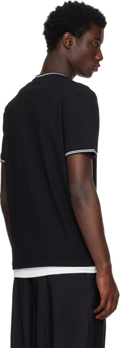 Hugo Boss Boss Stretch Cotton T-shirt In Dark Blue