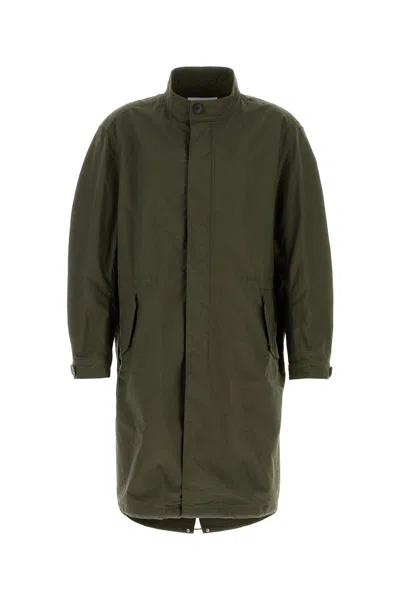 Givenchy Stamp Cotton-blend Raincoat In Brown