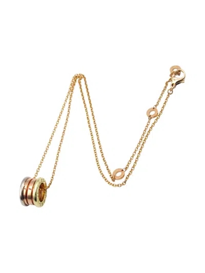 Pre-owned Bvlgari 2010s 18k Gold B-zero1 Perfect Mistake Necklace