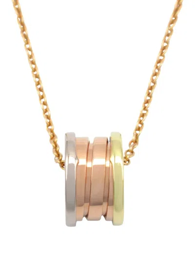 Pre-owned Bvlgari 2010s 18k Gold B-zero1 Perfect Mistake Necklace