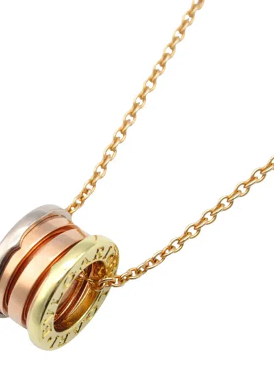 Pre-owned Bvlgari 2010s 18k Gold B-zero1 Perfect Mistake Necklace