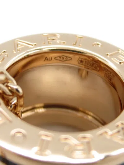 Pre-owned Bvlgari 18k Rose Gold B-zero1 Necklace