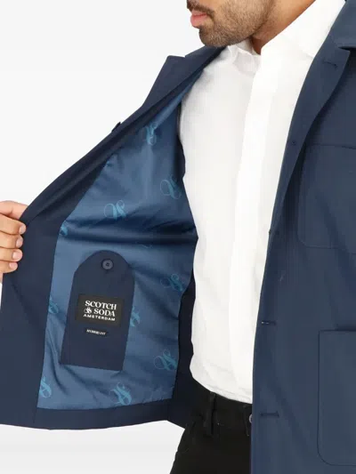 Scotch & Soda Button-fastening Patch-pocket Jacket